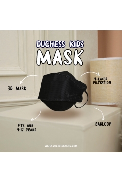 DUCHESS KIDS MASK - BLACK